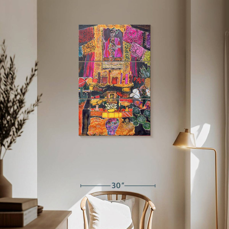 Sanctuaire Lelend Frida Kahlo, H 57 po x l 36 po