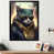 Impression noire sur toile encadrée n'est pas disponible
