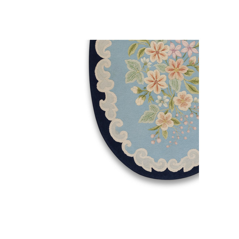 Tapis tissé crème Mosso, 4'11" x 7'7"