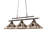 47" Long Magnetism 3 Light Island Pendant