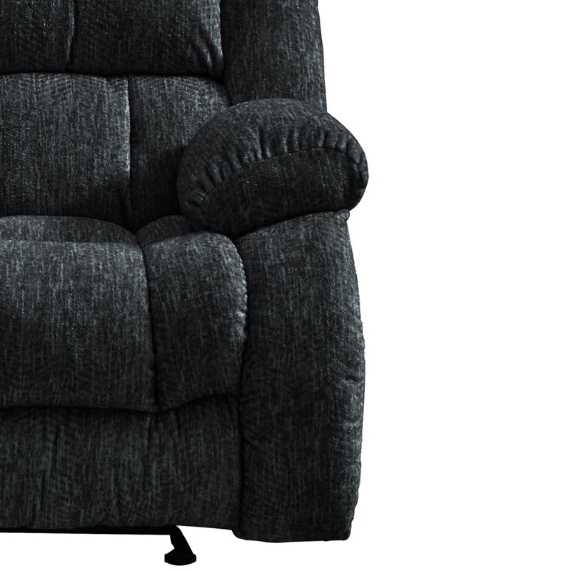 Causeuse inclinable manuelle avec rangement 77 po