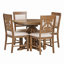 Ensemble de salle à manger rétro 5 pièces, 1 table extensible-1455376132-1455376133