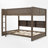 Queen Over Queen Bunk Bed With Storage And Charging Station-282639157