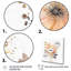Corail, beige, pré, fleurs sauvages II-1107674873-1107674876
