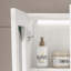 Armoire de toilette Ã  miroir Ã  DEL murale avec commande tactile et systÃ¨me antibuÃ©e