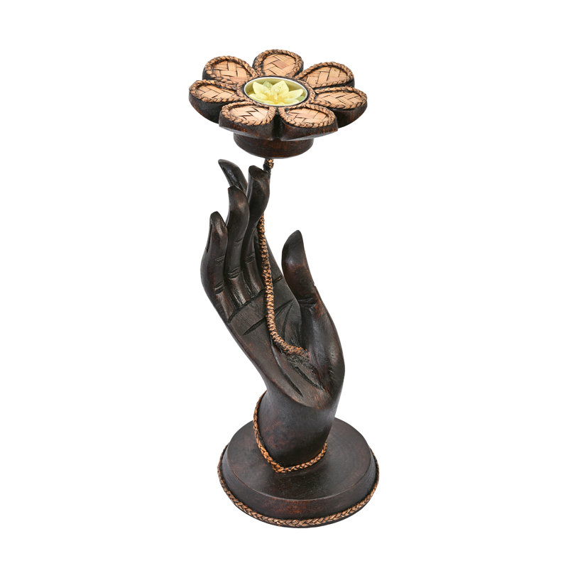 Porte-bougie en bois