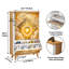 Armoire de rangement pour chaussures avec 3 tiroirs rabattables pour rayons de soleil dorés et tourbillonnants