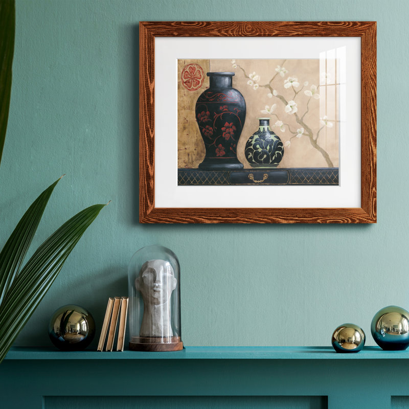 Asian Calm I - peinture encadrée, Érable, H 24 po x l 18 po x P 1,5 po
