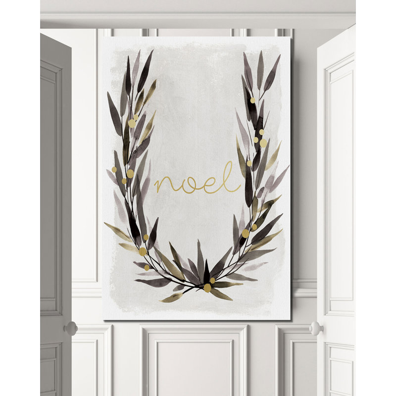 « simple noel », impression, H 12 po x l 8 po x P 1,5 po, Toile tendue