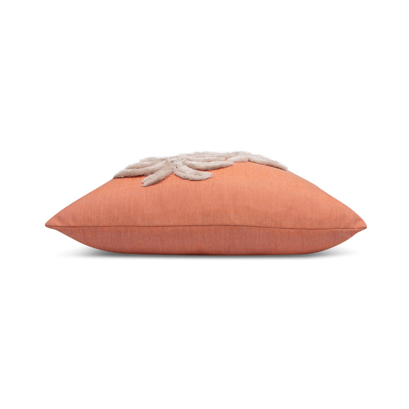 Escape Square Performance Pillow Cover & Insert, Coral