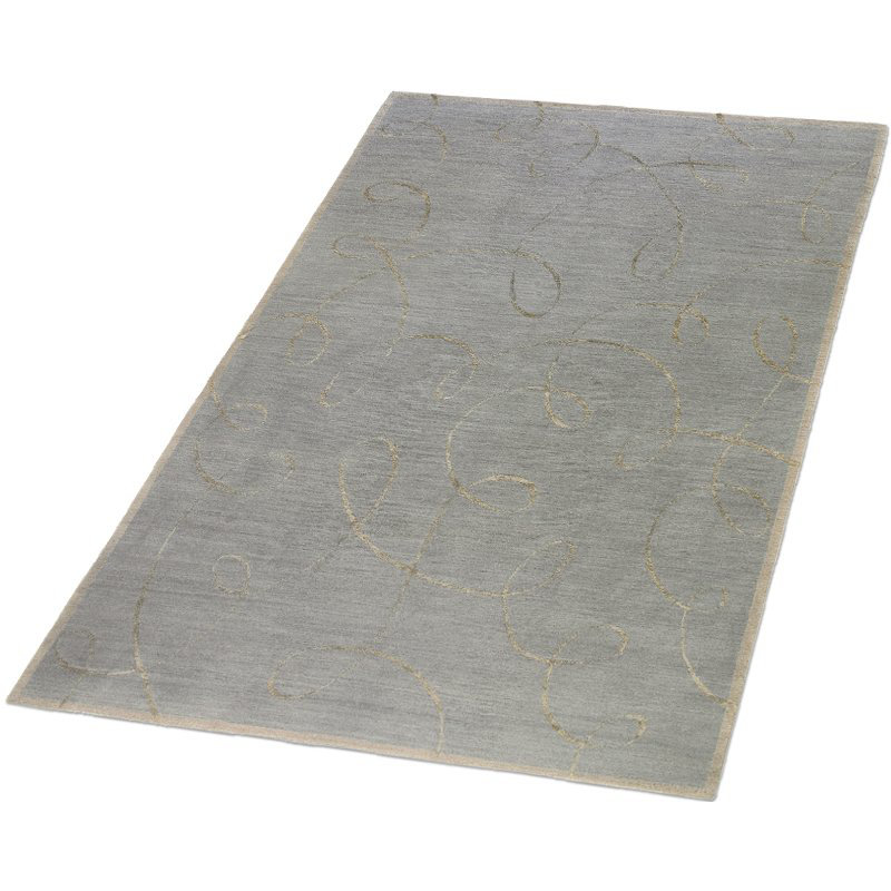 Waltz Abstract Area Rug in Blue/Neutral
