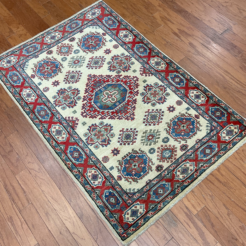  Tapis en laine fait à la main Kazak
