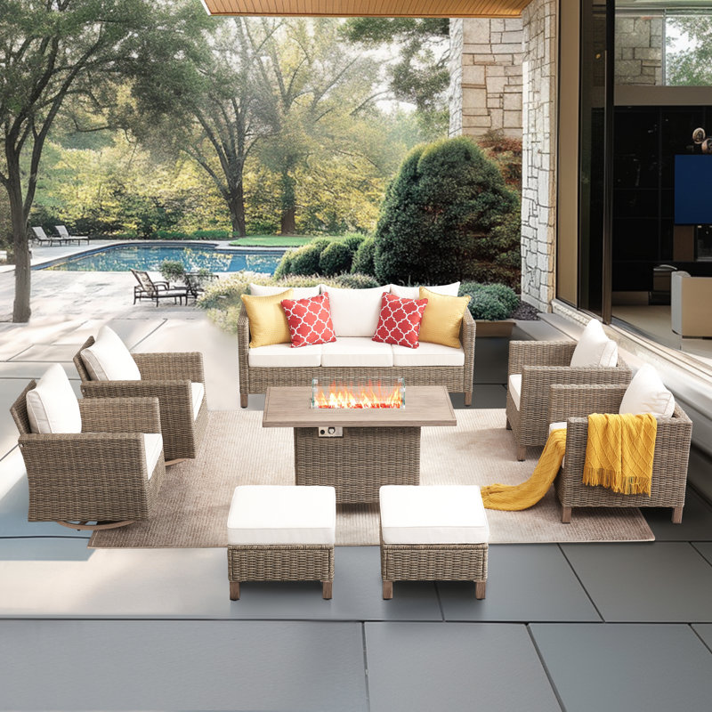 45" Propane Gas Fire Pit Table