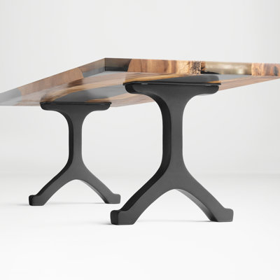 Wishbone Metal Bench Legs, Set of 2