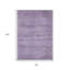 Tapis intérieur lavable abstrait mauve et lavande Arpin 8 pi x 10 pi