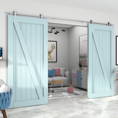 Sliding Standard Single Door Barn Door Hardware Kit