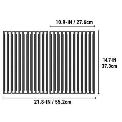 2 Pcs Cast Iron Cooking Grid - Monarch/royal