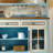 Hand-Painted Retro Wooden Sideboard