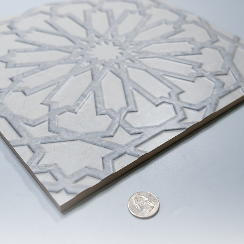 12''x 12'' Ceramic Patterned Wall Tile
