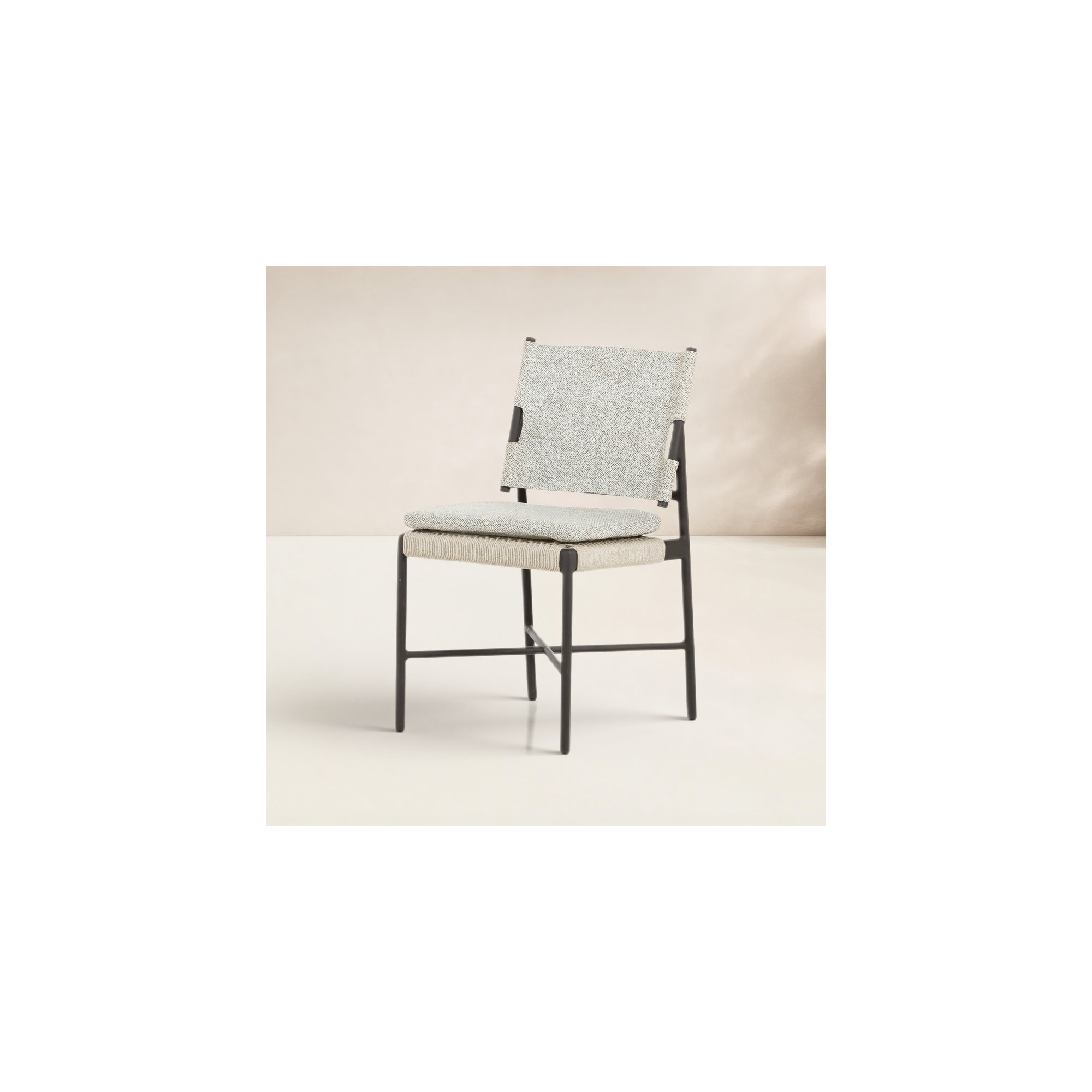 Tescott Outdoor Dining Chair-Bronze, Faye Ash