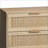 Cabinets, 51.18” 6-Drawer Natural Rattan Storage Cabinet | Scandinavian | Bedroom-447704022