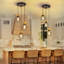 3-Light Black Kitchen Island Pendant