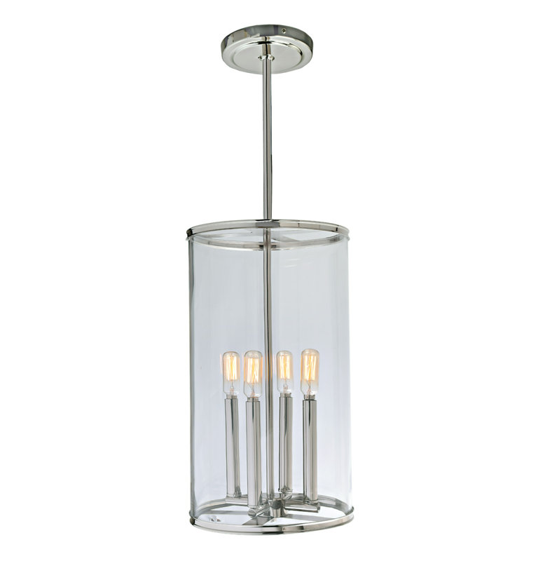 Gilford 4 - Light Unique/Statement Pendant, Polished Nickel