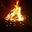 Bulle Round Iron Wood Burning Fire Pit