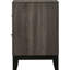 Table de chevet 2 tiroirs Grey Oak
