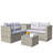 4 Piece Outdoor Sectional Sofa Set