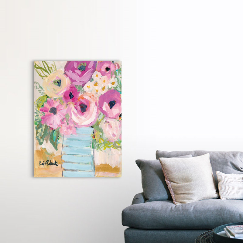 Reproduction d’art sur toile, "grande’s visit" par Kait Roberts, Toile tendue, H 48 po x l 36 po x P 1,25 po