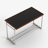 48.42 In. Modern Walnut 2-in-1 Transforming Coffee Table To Dining Table With Heavy-duty Stainless Steel Frame