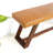 Violetta Genuine Leather Upholstered Bench