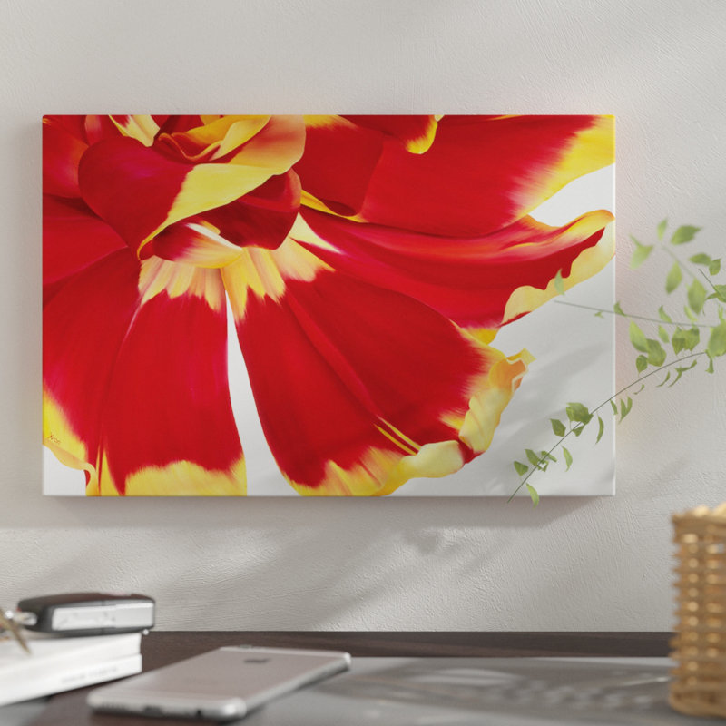 « floriade iii », impression sur toile, H 26 po x l 40 po x P 1,5 po, Toile tendue, Pas de tapis