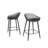 Beitske Counter Height 24" Dining Table and Steel Pedestal Base Indoors plus Counter Stools-1594449799