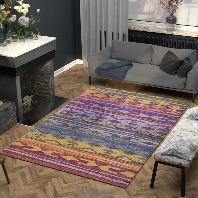 Lamoureux Southwestern Indoor Rug, Rectangle 5'10" x 8'11"