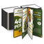 WeChef - Paquet de 40 couvertures de menu de restaurant style bourgogne 4 pages 8 vues-104337990-104337991