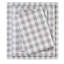 Drap-housse en flanelle 100% coton 4 pièces, carreaux gris à chevrons, doux et confortable, variété d'imprimés, drap plat, 2 taies d'oreiller ajustées, carreaux lavables à la machine