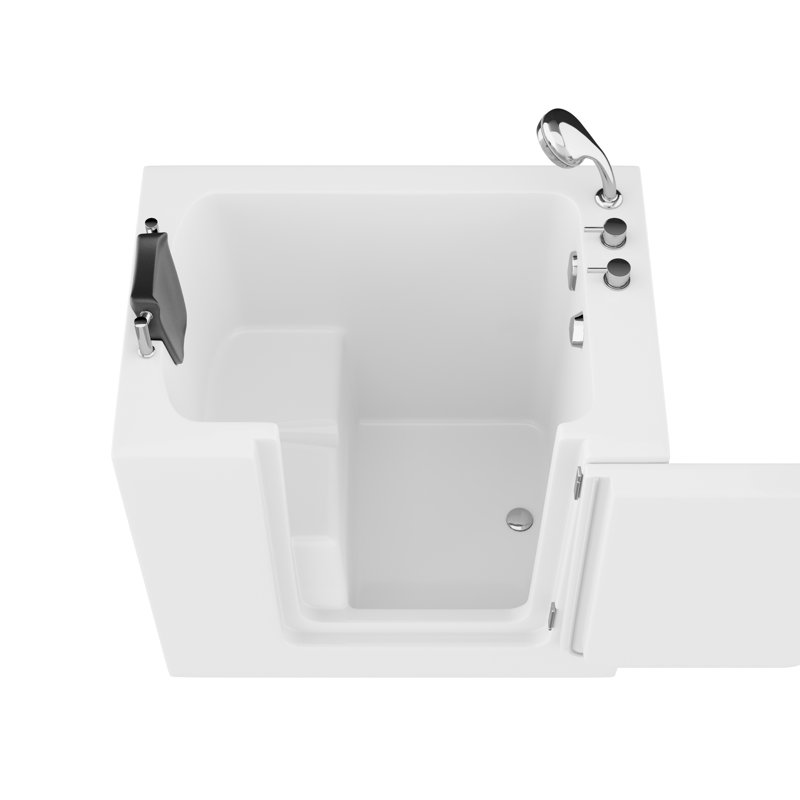Therapeutic Tubs 31 in. x 40 in. Right Drain Quick Fill Walk-In Soaking Tub in White