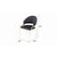 Chaise de style contemporain avec pieds en métal