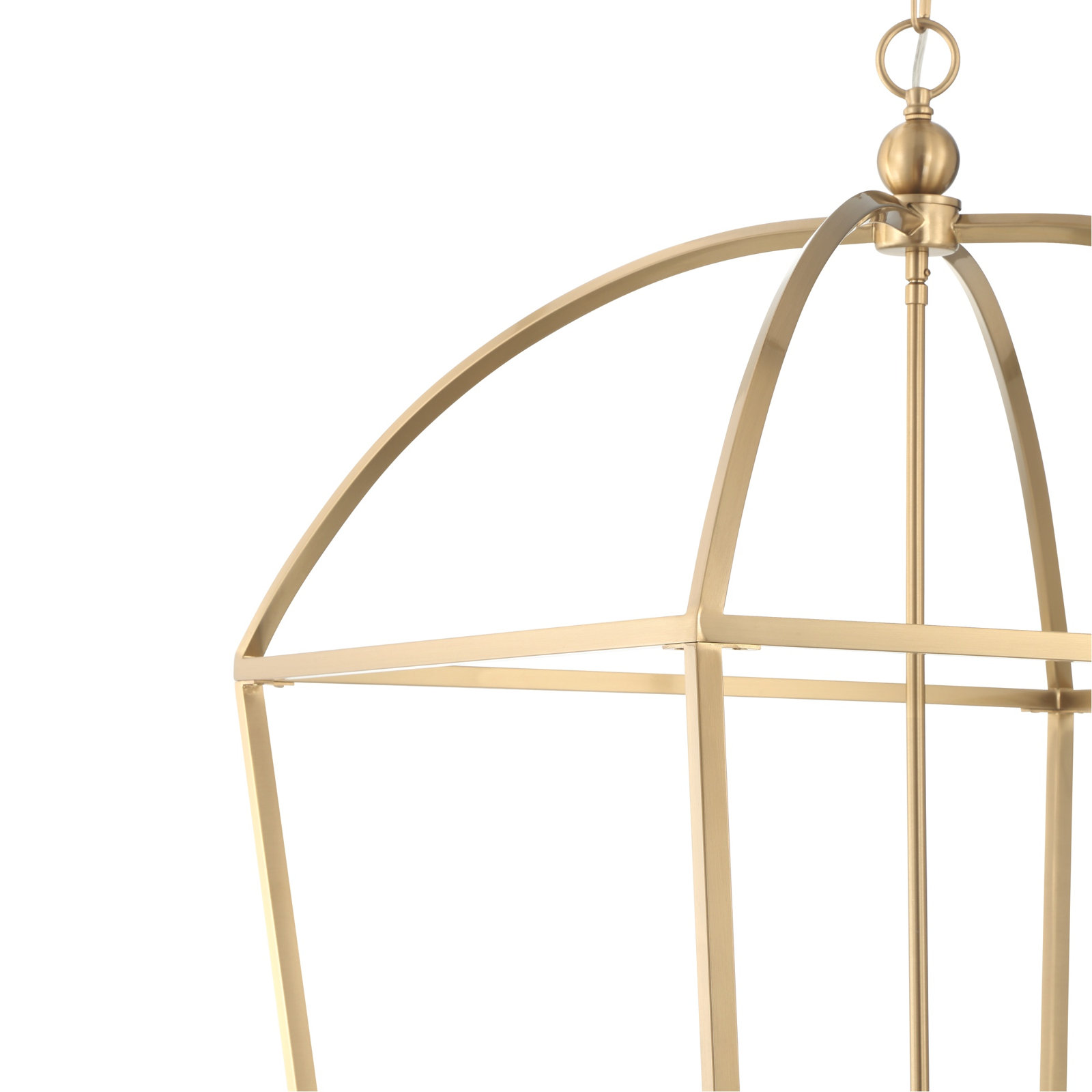 Alfreda 4-Light Chandelier, Brass