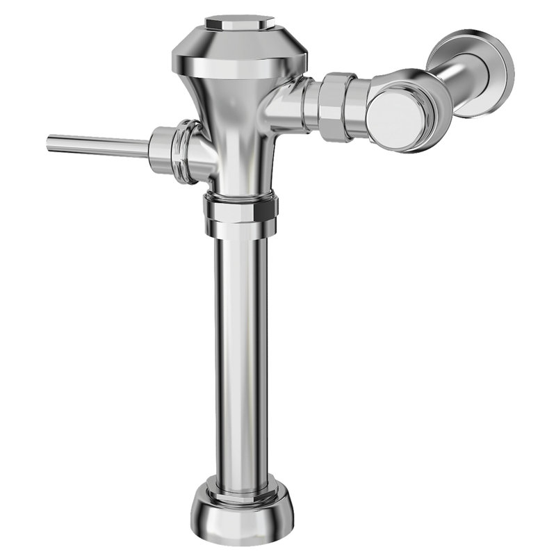 Chrome Manual Toilet Flush Valve with DynaClean Technology