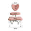 Un fauteuil de méditation, un siège ergonomique à pieds croisés avec support lombaire et un coussin de siège réglable en hauteur, idéal pour les personnes qui font du travail de bureau à haute intensité. Rose