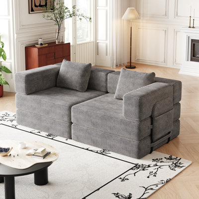 72.4 Inch Convertible Sofa Bed