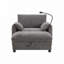 Fauteuil en chenille avec repose-pieds-991198265