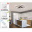 8-Light Acrylic LED Flush Mount with Crystal,Modern Dimmable Ring Ceiling Light for Living Room