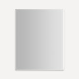 M Series Reserve Surface Mount or Recessed Frameless 1 Door Medicine Cabinet with Adjustable Shelves and Lighting and Electrical Outlet