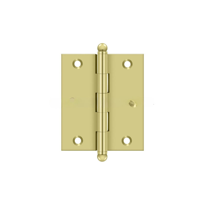 Hinge, Polished Brass