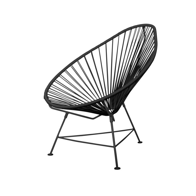 Chaise de jardin, Noir Acapulco / noir