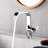 Single Hole Bathroom Faucet with Drain Assembly-61085605